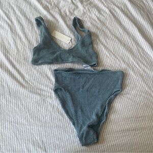 Youswim Eva high waist swim suit in the color plume